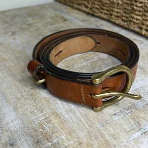 Tan leather Madewell women’s belt